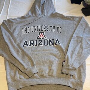 Champion Gray Arizona Logo Hoodie